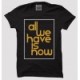 All We Have Is Now 100% Cotton Round Neck Half Sleeve T shirt