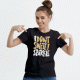 I-Don't-Sweat 100% Cotton Round Neck Gym Motivational Women T-Shirt