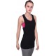 Solid Black 4Way Lycra  Premium Women Stretchable Tank Top/Vest