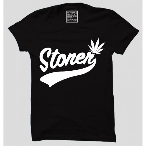 Design Of The Week ( Stoner  )100% Cotton Half Sleeve Desi Round Neck T-Shirt