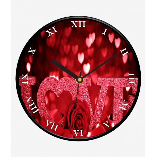I Love My Husband Valentine Wall Clocks