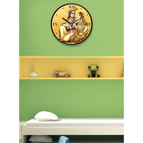 Lord Krishna Religious Wall Clock  