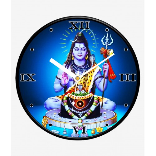 Lord Shiva Religious Wall Clock