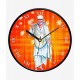 Lord Saibaba Religious Wall Clock