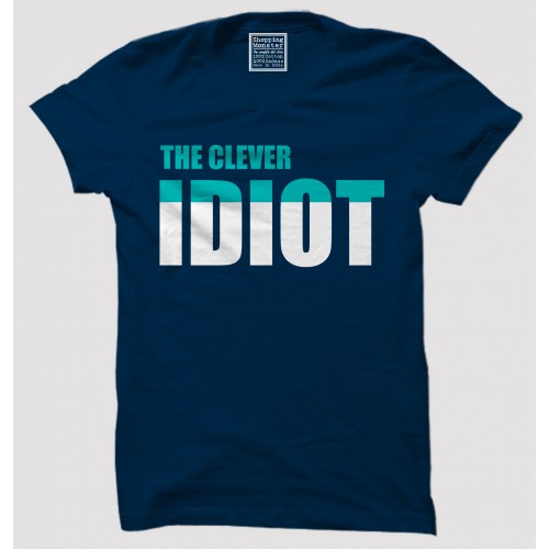 The Clever Idiot 100% Cotton Half Sleeve Desi Round Neck T-Shirt