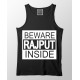Beware Rajput 100% Cotton Desi Stretchable Tank Top