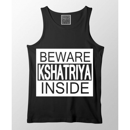 Beware Kshatriya 100% Cotton Desi Stretchable Tank Top