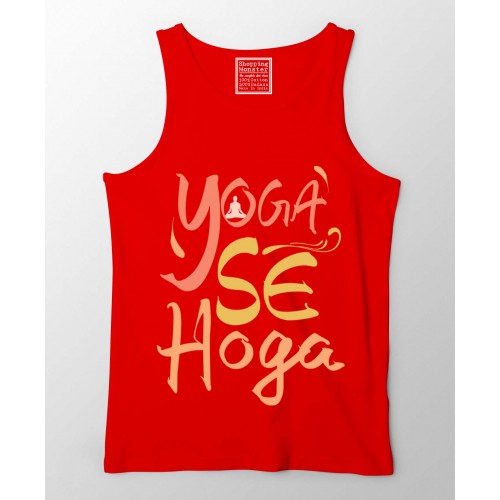 Yoga Se Hoga 100% Cotton Desi Stretchable Tank Top