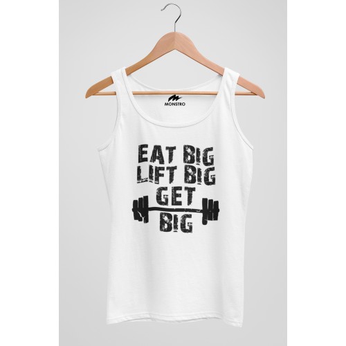 Eat Big Lift Big Cotton tank top