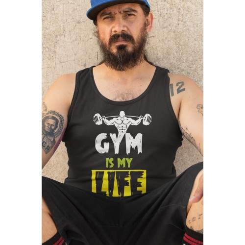 Gym is my life Cotton Tank Top
