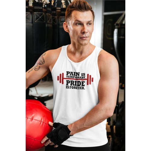 Pain is Temporary Pride is forever Cotton Tank Top