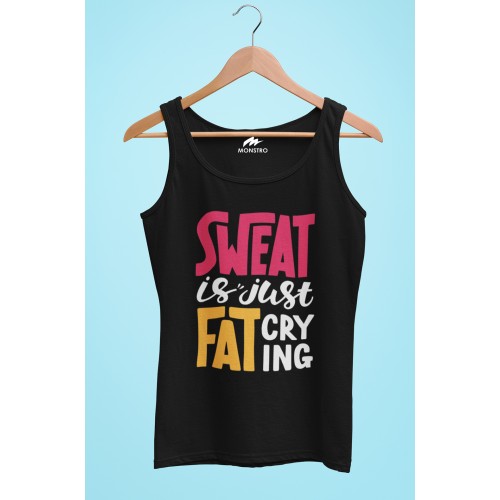 Sweat Is Just Fat Crying Cotton Vest
