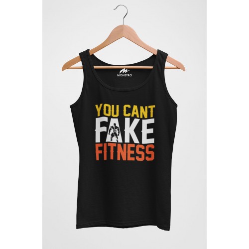 You Can't Fake Fitness Cotton Vest