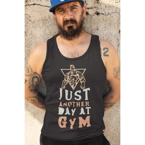 Just Another Day In Gym Cotton Vest