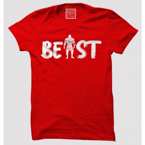 Animal + Beast + New Beast In The Town Workout Motivational " Medium Size " T-shirt Combo