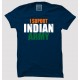 I Support Indian Army 100% Cotton Half Sleeve Patriots Round Neck T-Shirt