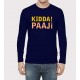 Kidda Paaji Full Sleeve 100% Cotton Round Neck T shirt