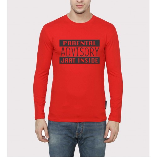 Advisory Full Sleeve 100% Cotton Round Neck T shirt