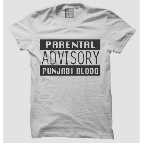 Punjabi Blood 100% Cotton Round Neck Punjabi Half Sleeve T-shirt