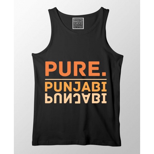 Pure Punjabi 100% Cotton Stretchable Punjabi Tank Top