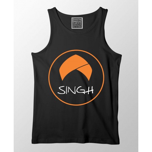 Singh 100% Cotton Stretchable Punjabi Tank Top