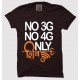 No 3G No 4G Only Shiv Ji  Religious 100% Cotton Round Neck Half Sleeve T Shirts
