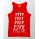 Puff Puff Puff Puff Puff Peace 100% Cotton Stretchable tank top/Vest
