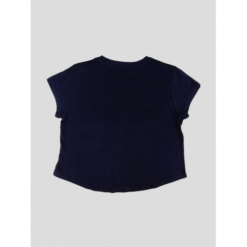 Foodie 100% Cotton Stretchable Crop Top For Women