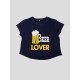 Beer Lover 100% Cotton Women Stretchable Crop top
