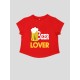 Beer Lover 100% Cotton Women Stretchable Crop top