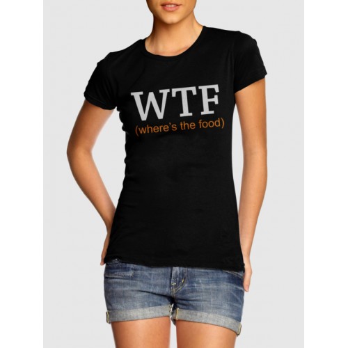 WTF 100% Cotton Women Half Sleeve T Shirt