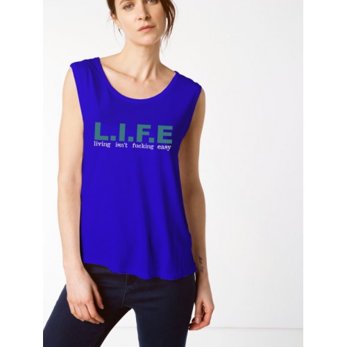 LIFE 100% Cotton Women Stretchable tank top/Vest
