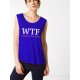 WTF 100% Cotton Women Stretchable tank top/Vest