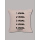 Vodka Vodka Cushion Cover