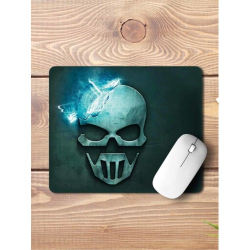 Blue Skull Mouse Pad