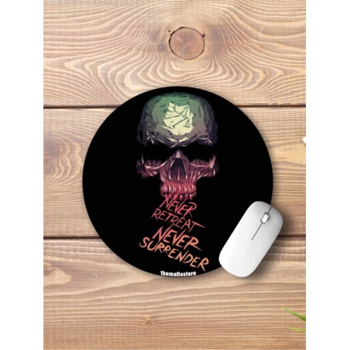 Never Skull Mouse Pad