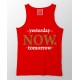 Yesterday Now And Tomorrow Official Merchandise 100% Cotton Stretchable Tank Tops