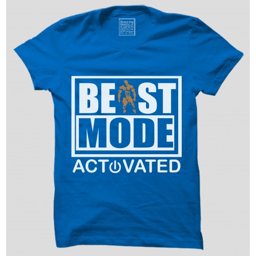 Beast Mode Activated + Fcuk Calm + Gym Is my half G.F  Workout Motivational " XL Size " T-shirt Combo
