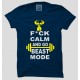 Fcuk Calm + Beast + Gym Is My Life ( Multi Color)  Workout Motivational " XL Size " T-shirt Combo