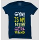 Beast Mode On + Gym is my new G.F + No Pain No Gain Workout Motivational " Large Size " T-shirt Combo
