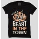 Eat Big Lift Big + New Beast In The Town + Unleash the Hulk Beast(Man) Gym Motivational " Small Size " T-shirt Combo
