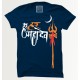 Har Har Mahadev With Trishul Religious T Shirts