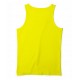 La Monstro Yellow Plain Stretchable Gym Vest 