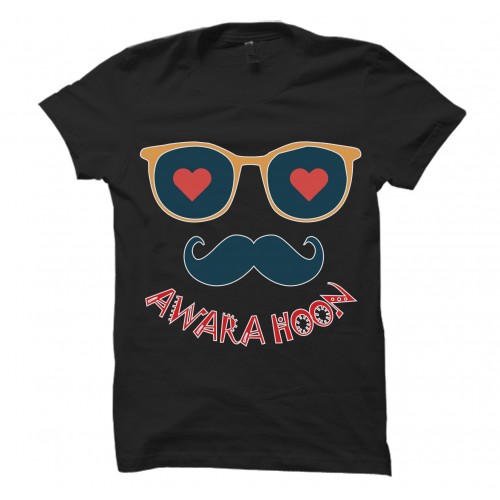 La Monstro Awara Hoon Round Neck Cotton T Shirt