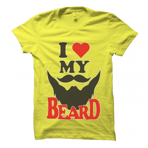 I Love My Beard Slogen T Shirt