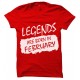 Legends Are Born In Februay Round Neck T-Shirt