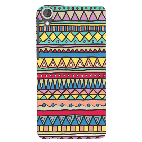 Shopping Monster Aztec HTC_820 Printed Cover Case_09