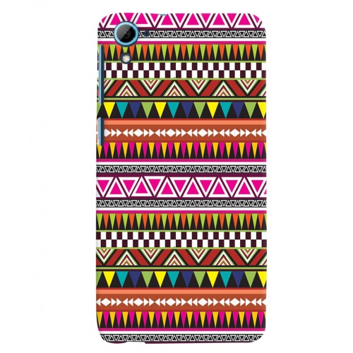 Shopping Monster Aztec HTC_826 Printed Cover Case_08