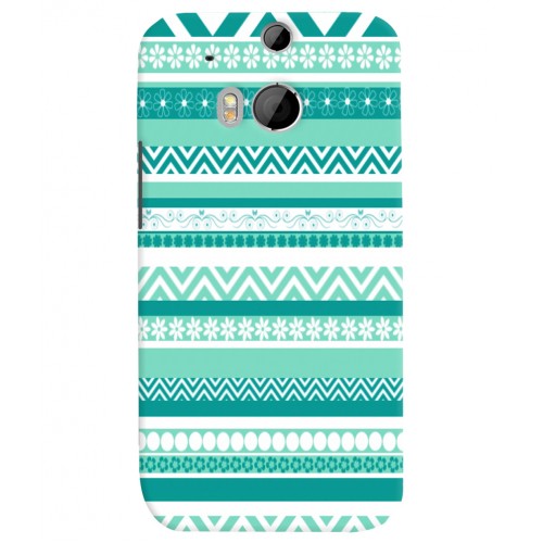 Shopping Monster Aztec HTC One_M8 Printed Cover Case_03