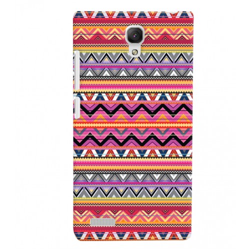 Shopping Monster Xiaomi REDMI_NOTE Printed Mobile Cover_01 (Aztec Hard Back Case)